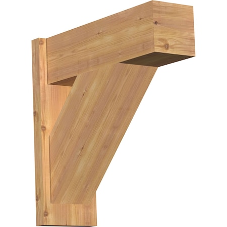 Traditional Block Smooth Outlooker, Western Red Cedar, 7 1/2W X 22D X 22H